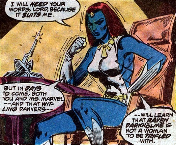 Essa Mística toda nos envolve desde Ms. Marvel#17, na fase em que Claremont assumiu a revista.